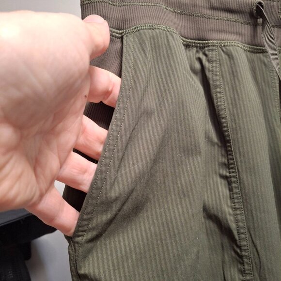 Dance Studio Mid-Rise Jogger Full Length Cz 6 Army Green 28" - Picture 12 of 16